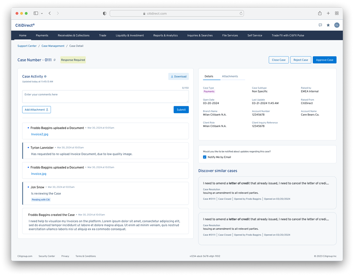 Citi-Direct preview